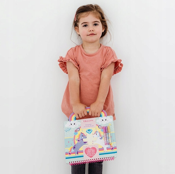 Totum zestaw kreatywny plastyczny dla dziewczynki Jednorożec do rysowania