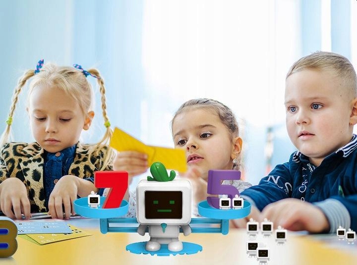 Prezent Pod Choinkę Gra Liczbowa Edukacyjna Robot