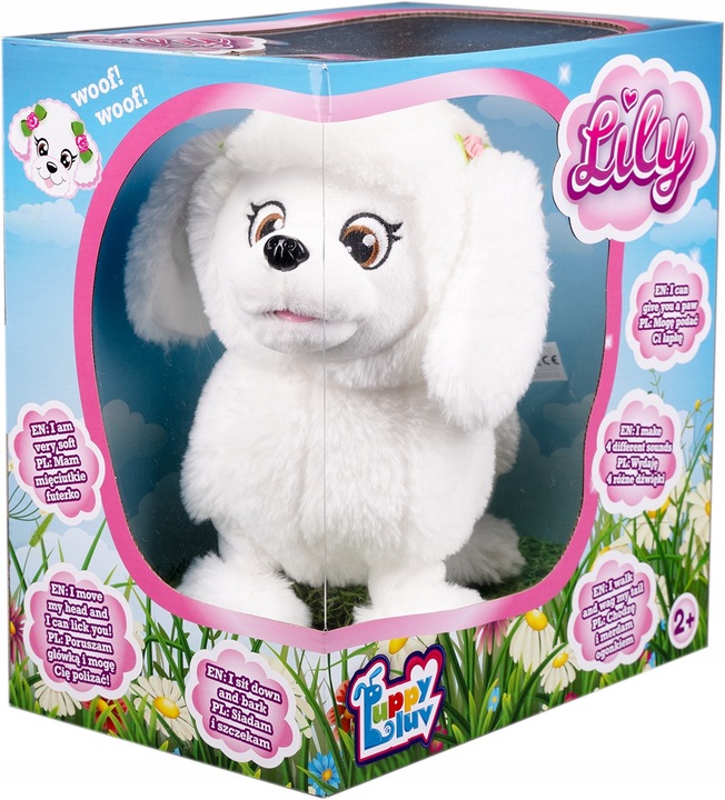 Puppy Luv Interaktywny pies Pudel Lily piesek TM TOYS