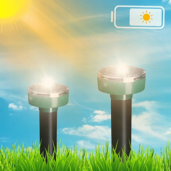 ODSTRASZACZ SOLARNY NA KRETY NORNICE I WĘŻE ODSTRASZACZ KRETÓW WĘŻY (4 SZT)