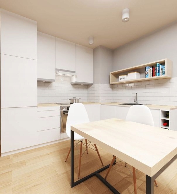 Okap podszafkowy Focus Modo 60 cm biały