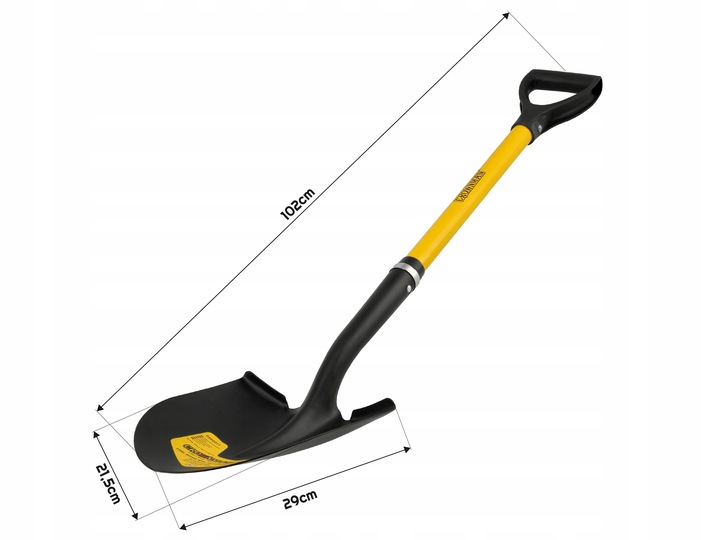 SZPADEL OSTRY DO KOPANIA ŁOPATA 102CM