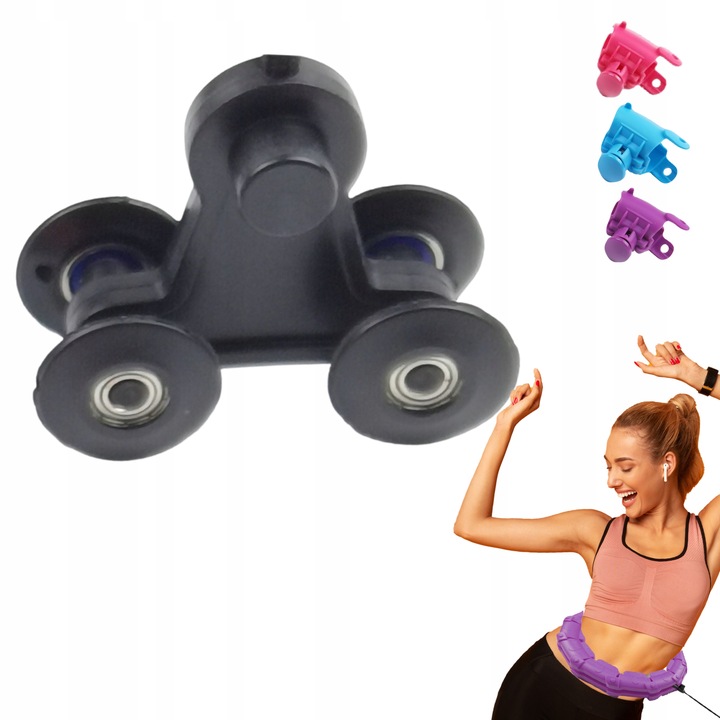 Wózek do Odchudzającego HULA HOP z Obciążeniem zestaw naprawczy 4 łożyska