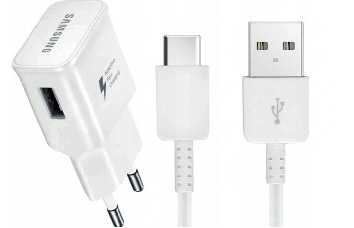 ORYGINALNA ŁADOWARKA SAMSUNG FAST CHARGE EP-TA200W + KABEL C DG970BWE