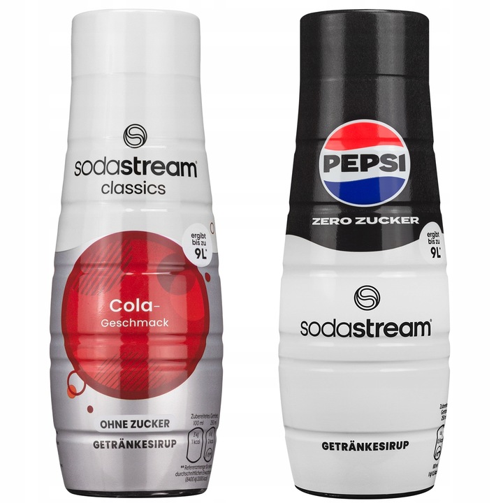 SYROPY SODASTREAM COLA ZERO PEPSI MAX KONCENTRATY
