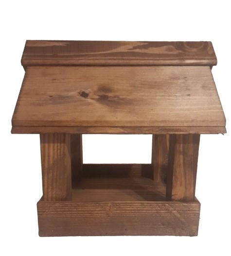 karmnik dla ptaków, mały karmnik, z drewna