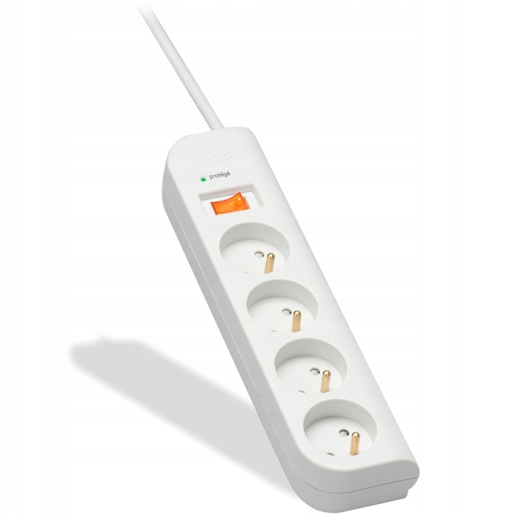 Belkin - Listwa antyprzepięciowa 238J, 4x AC EU z kablem 1 m, do 238 dżuli