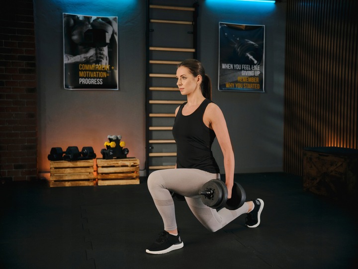 Hantle regulowane bitumiczne 40kg zestaw hantli gryf obciążenia Trex Sport