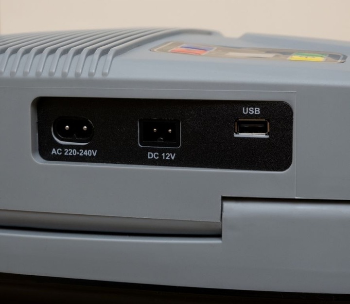 LODÓWKA TURYSTYCZNA SAMOCHODOWA 12V 230V USB FUNKCJA GRZANIA