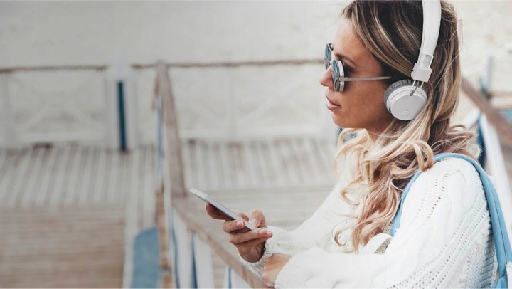 Słuchawki nauszne Kruger&Matz Wave BT 5.0 microSD