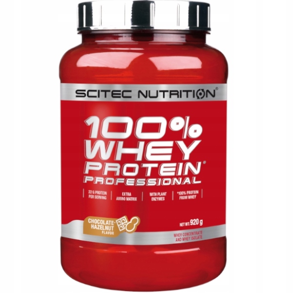 SCITEC 100% WHEY PROTEIN PROFESSIONAL 920 G BIAŁKO