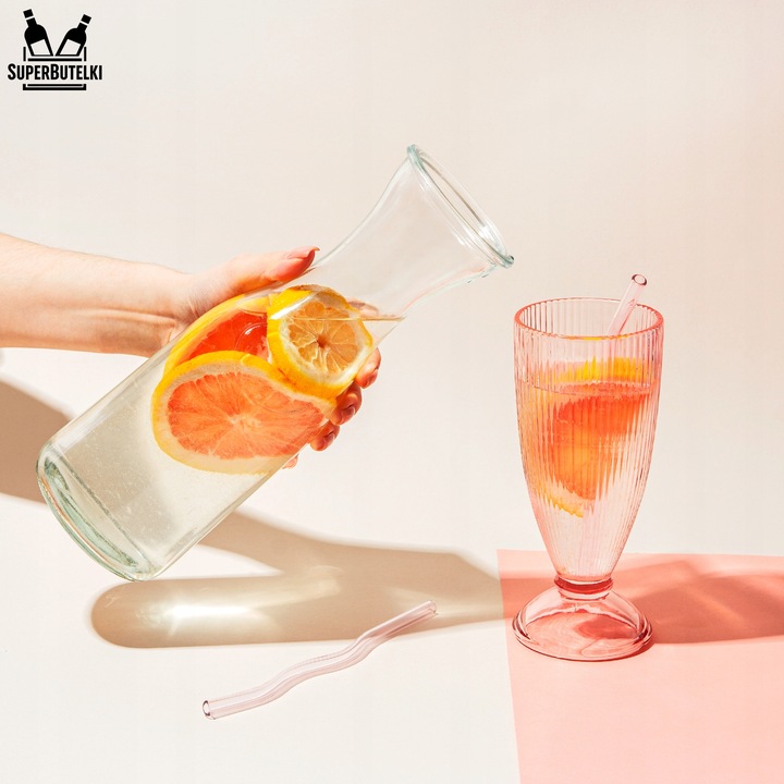5 SZTUK KARAFKA DZBANEK NA WODĘ KARAFKI NA WODĘ SOKI LEMONIADĘ NAPOJE 1L