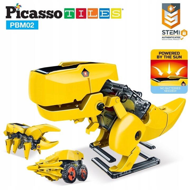Robot solarny interaktywny 3w1 3 roboty zasilany słońcem edukacyjny