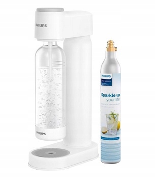 Saturator do gazowania wody PHILIPS ADD4901WH butelka 1l soda biały