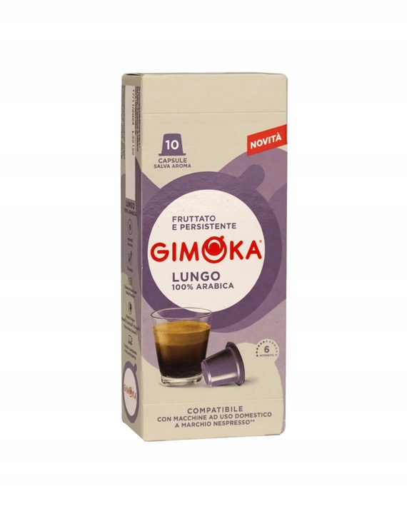 Kawa kapsułki Nespresso GIMOKA zestaw 100 sztuk