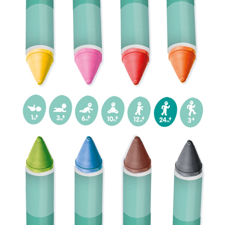 SES Kredki do kąpieli 8 kolorów