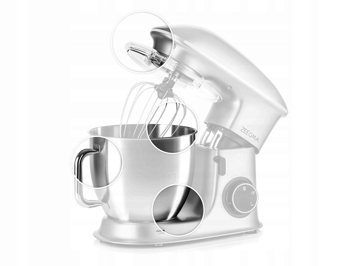 Robot kuchenny planetarny ZEEGMA Planet Chef Szary