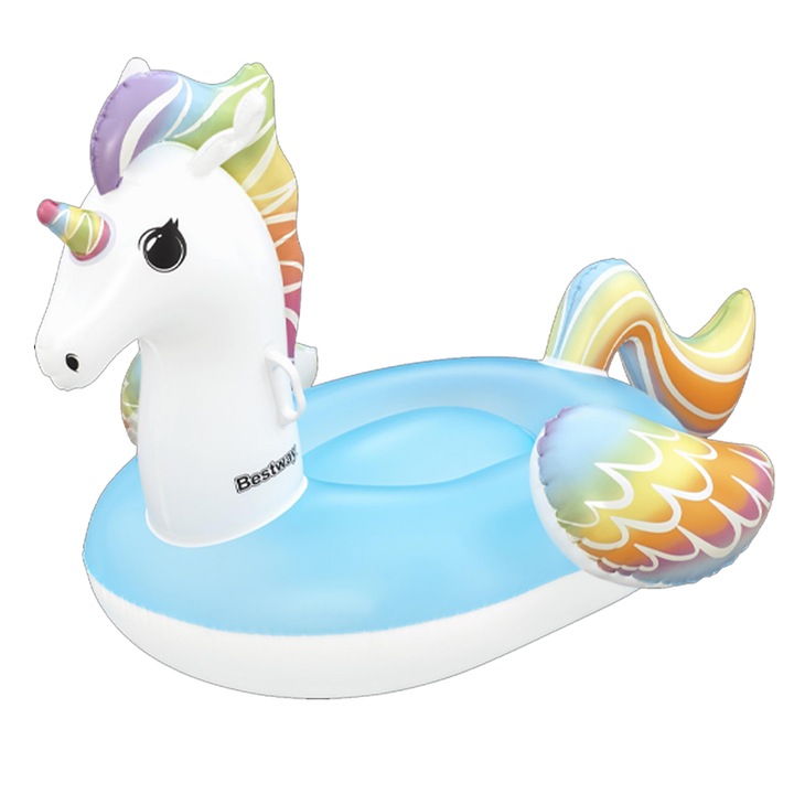 MATERAC DMUCHANY JEDNOROŻEC DO PŁYWANIA WODY DLA DZIECI PŁYWAK 155x119 CM