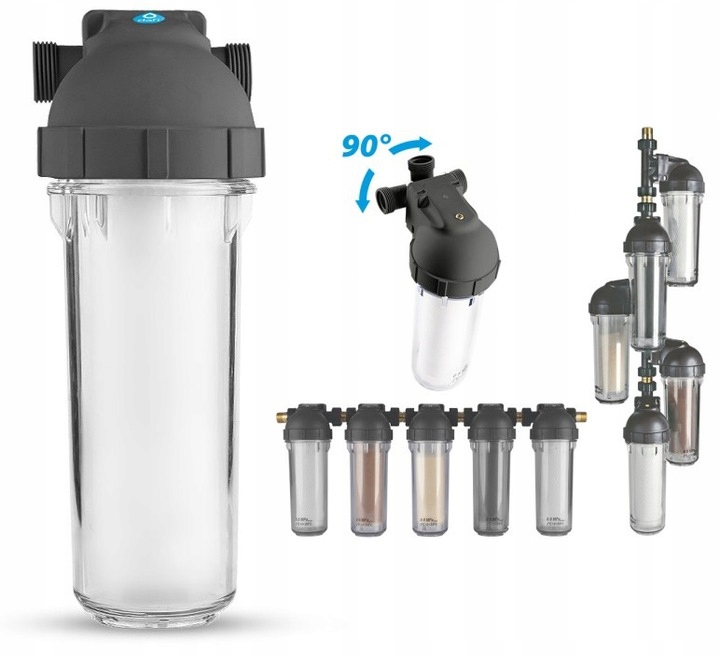 EKO-DAFI Obudowa filtru Przepływowego wody+ klucz