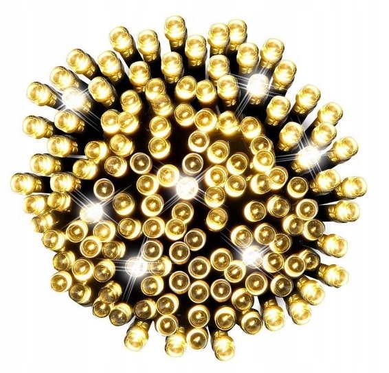 Lampki Choinkowe 500 LED Flash Białe Ciepłe 35m Światełka na Choinkę flesz