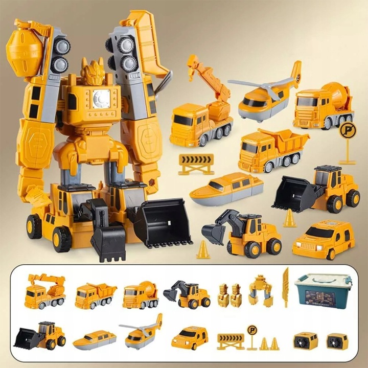 Pojazdy Budowlane - Interaktywna Zabawka Rozwijająca Zdolności Manualne