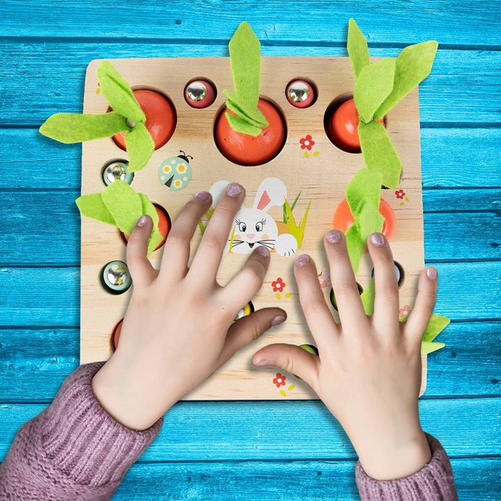 GRA ZŁAP ROBACZKA ŁOWIENIE DOPASUJ MARCHEWKI