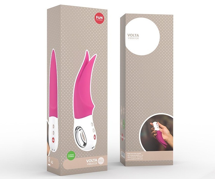Wibrator do stymulacji łechtaczki Fun Factory Volta jeżynowy