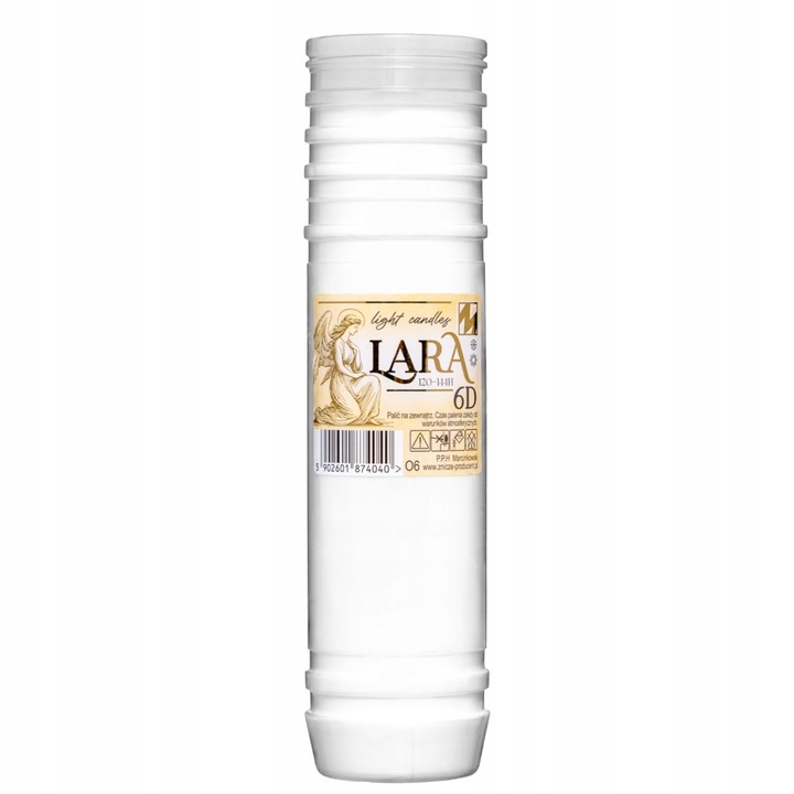 Wkłady do Zniczy 20 SZTUK parafinowe 6 DNI 23 cm parafina CAŁOROCZNE