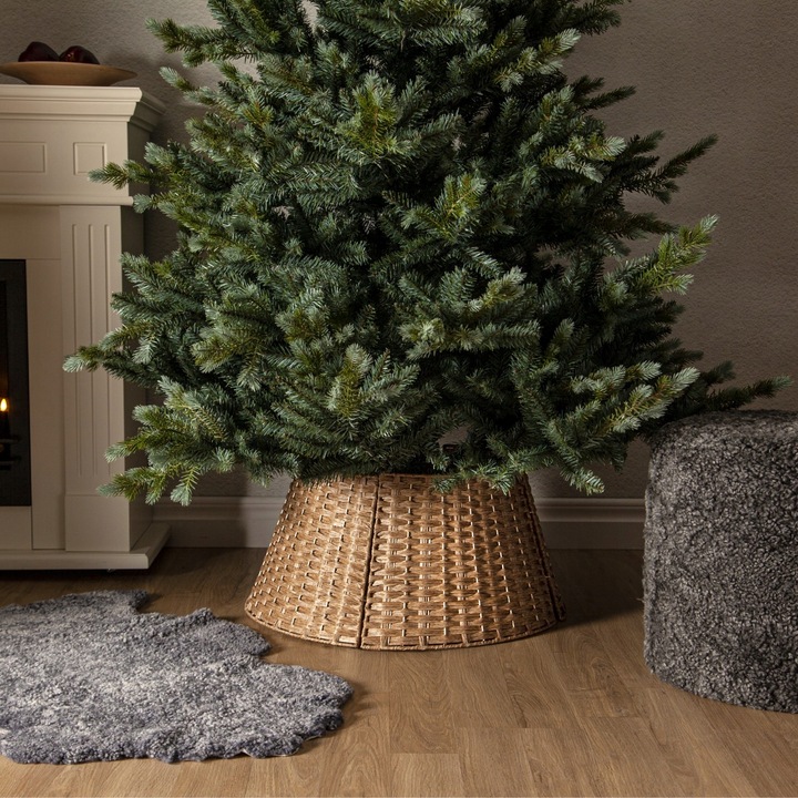 Osłona dekoracyjna podstawy do choinki GRANIG beżowa