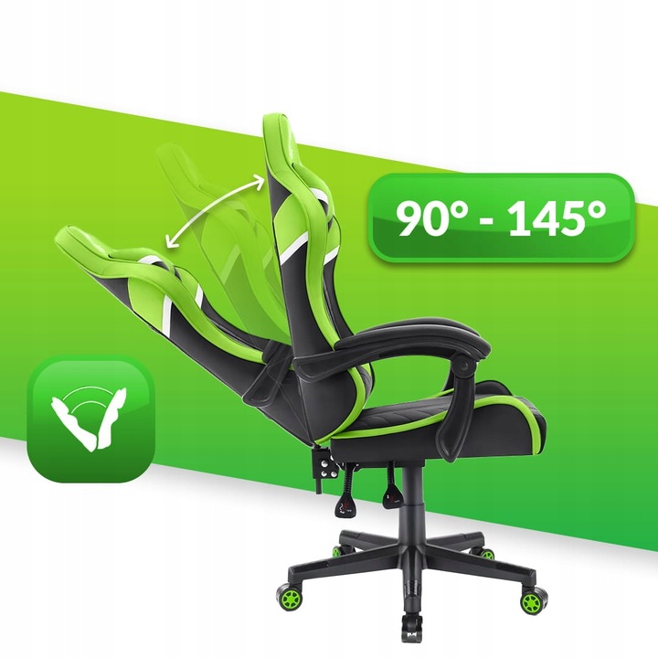 FOTEL GAMINGOWY DLA GRACZA BIUROWY HELL'S