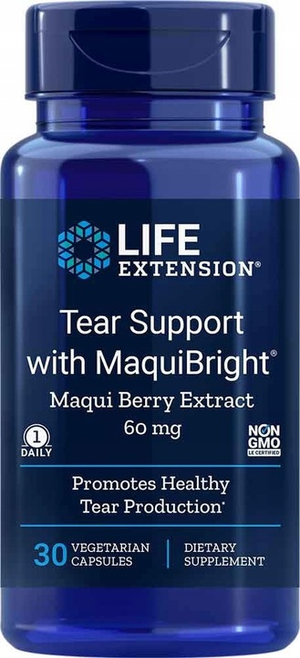 Life Extension Tear Support with MaquiBright (Ekstrakt z Jagód Maqui) 60mg,