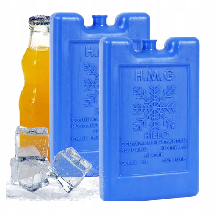 6X 500ml Wkłady chłodzące do lodówki turystycznej torby termicznej