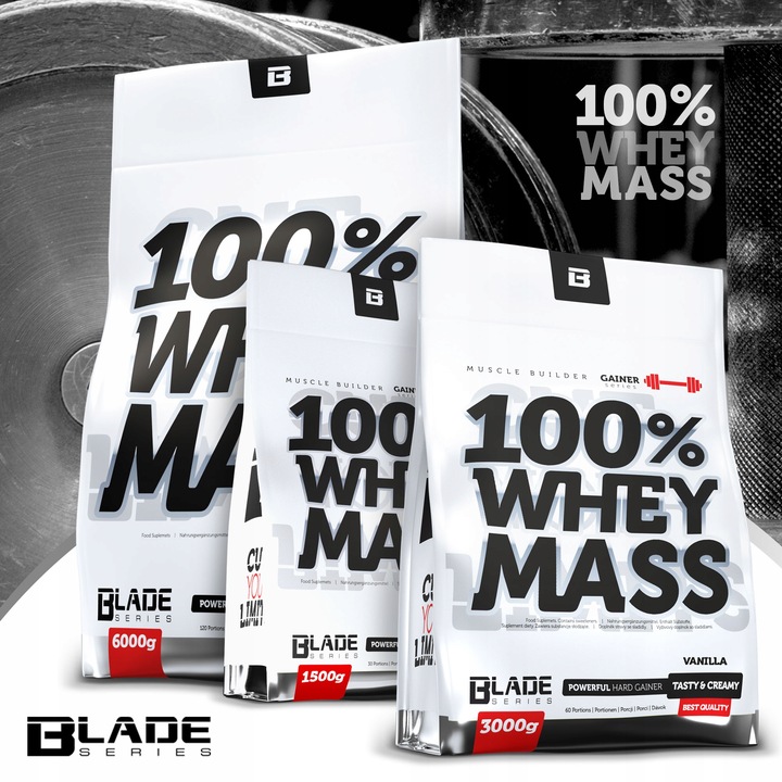 HI TEC BLADE 100% Whey Mass 6000g MASA GAINER