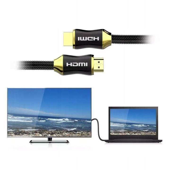 Kabel HDMI 2.0 High Speed UHD 4K 3D 2K MIEDŹ 15m