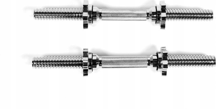 Gryfy do hantli Dumbbell Gryf Prosty Krótki Hantle 40cm 28mm 2szt. - Zipro