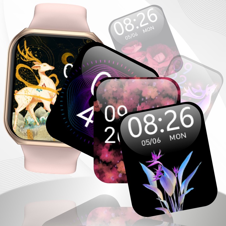 SMARTWATCH DAMSKI ROZMOWY ZEGAREK SPORTOWY POLSKIE MENU GRY SMART WATCH