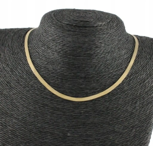 KOMPLET ZŁOTY ŻMIJKI 2 CZĘŚCI STAL CHIRURGICZNA