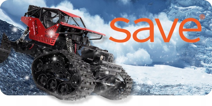 Samochód Zdalnie Sterowany Terenowy 4x4 Auto Na Pilota Z KOŁAMI GĄSIENICAMI