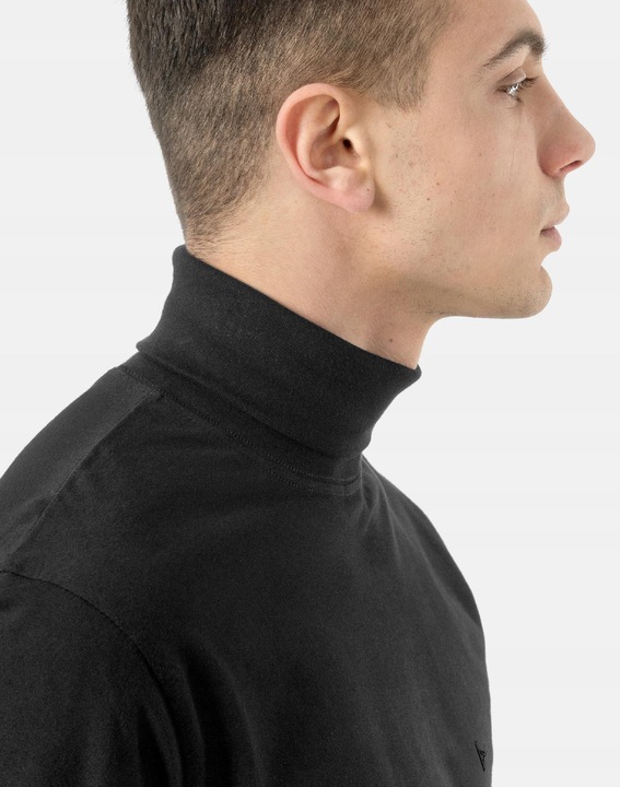 Elegancki Sweter Golf Męski Bawełniany 1620-01 XXL