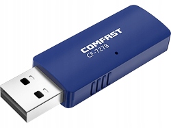 AC1300 KARTA SIECIOWA WiFi BLUETOOTH 4.2 ADAPTER 1300mbps USB DUALBAND 5GHz