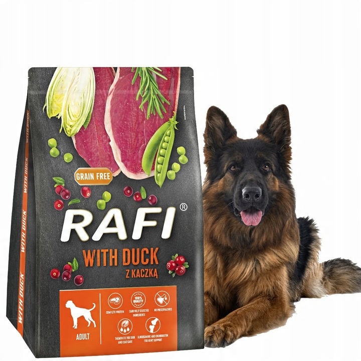 DOLINA NOTECI Rafi karma sucha dla psa z kaczką 3kg