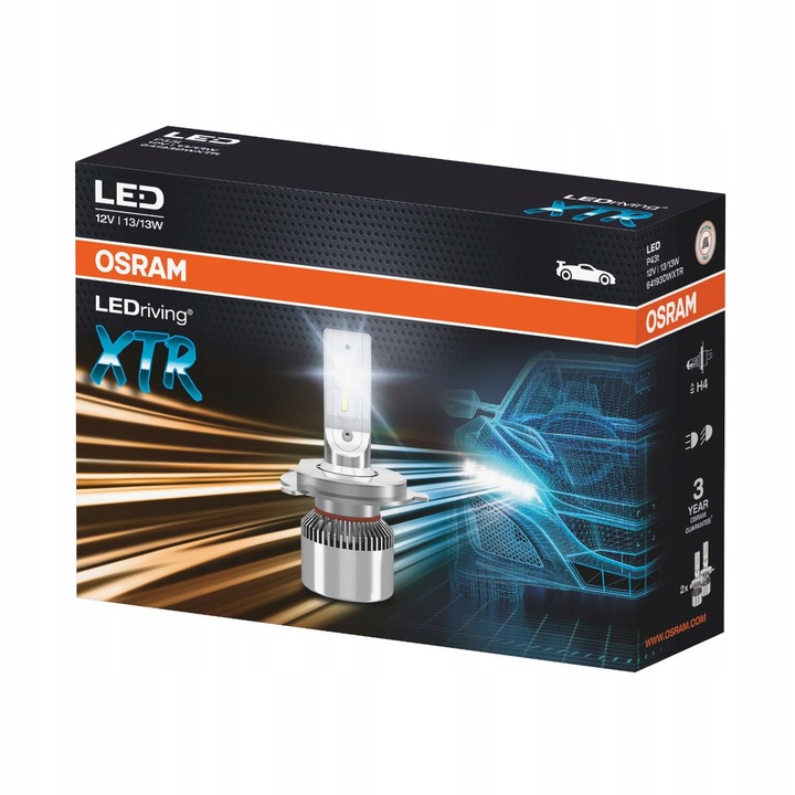 Żarówki LED H4 OSRAM LEDriving XTR kpl 2szt