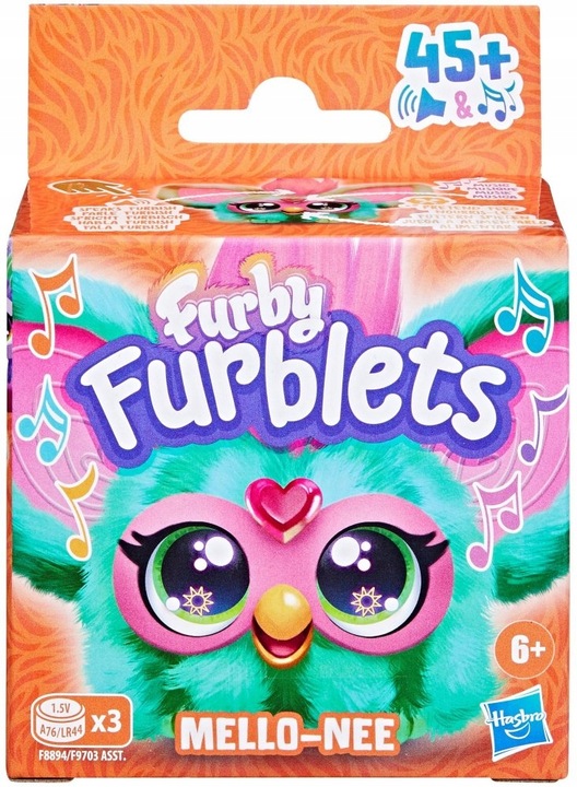 Furby FURBLETS Interaktywna maskotka Mello-Nee LETNI CHILL F8894 Furbiś