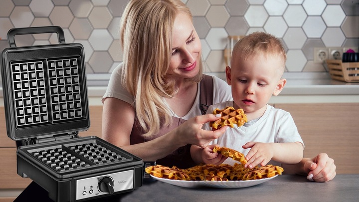 MOCNA GOFROWNICA DUŻA MOC MPM MGO-24 1400W CHRUPIĄCE GOFRY