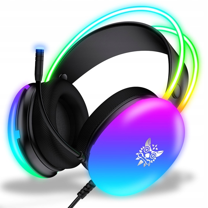 ONIKUMA X25 SŁUCHAWKI GAMINGOWE NAUSZNE PRZEWODOWE Z MIKROFONEM DO PC RGB