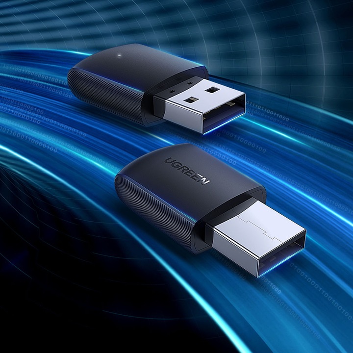 UGREEN ZEWNĘTRZNA KARTA SIECIOWA USB WIFI ADAPTER DO WINDOWS LINUX MACOS