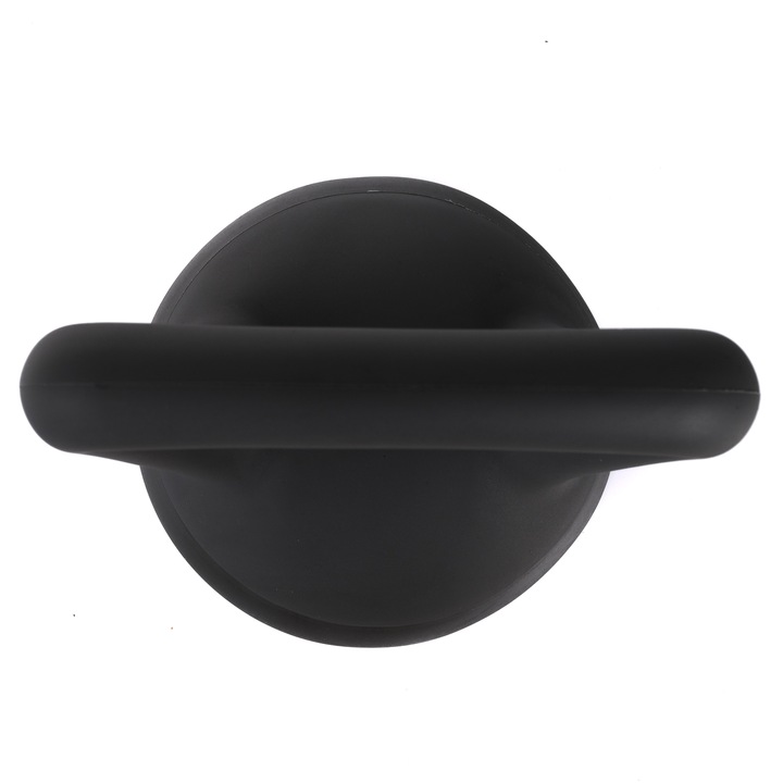 Hantla do Ćwiczeń FIZYO Ciężarek Odważnik Kula Kettlebell Miękki Czarny 4kg