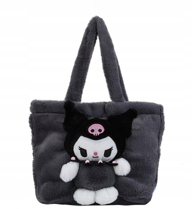 TOREBKA PLUSZAK KUROMI MASKOTKA PLUSZOWA TOREBECZKA NA RAMIĘ DZIECI