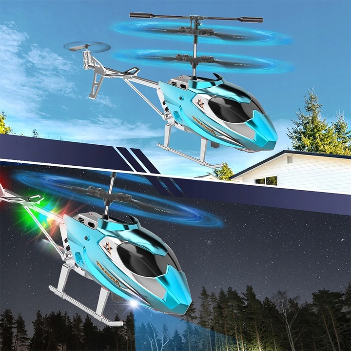 Helikopter Na Radio Z Ładowarką Zdalnie Sterowany Ładowanie Usb + Pilot