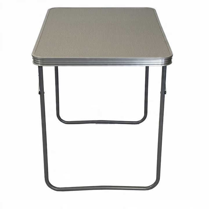 STÓŁ KEMPINGOWY SKŁADANY TURYSTYCZNY ALUMINIOWY STOLIK SC1000 SZARY